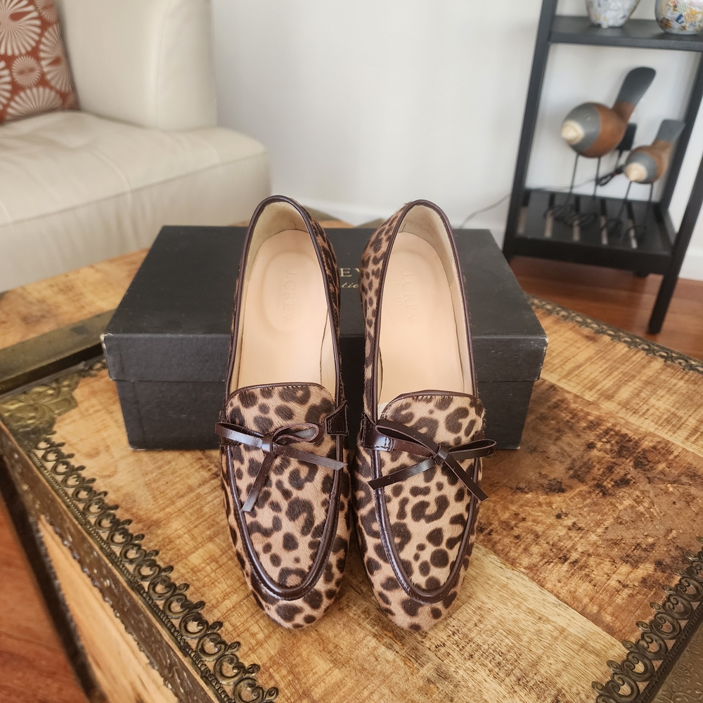 J. Crew Leopard Print Flats